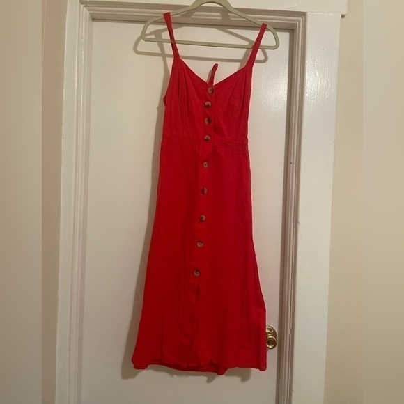 Japna red tank midi dress size medium - Picture 1 of 9